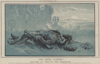 Irlannin vampyyri! tai Kuunsäteiden herättämä (väri litho) tekijältä Matthew