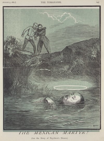 Meksikon marttyyri (väri litho) tekijältä Matthew