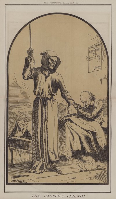 Köyhän ystävä! (väri litho) tekijältä Matthew
