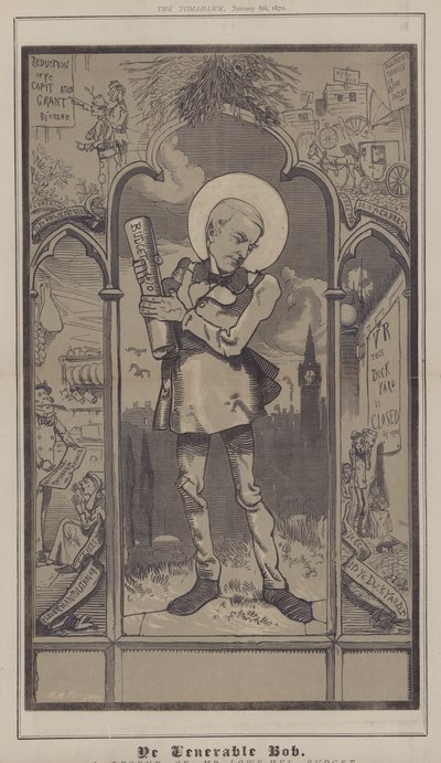 Ye Venerable Bob (väri litho) tekijältä Matthew