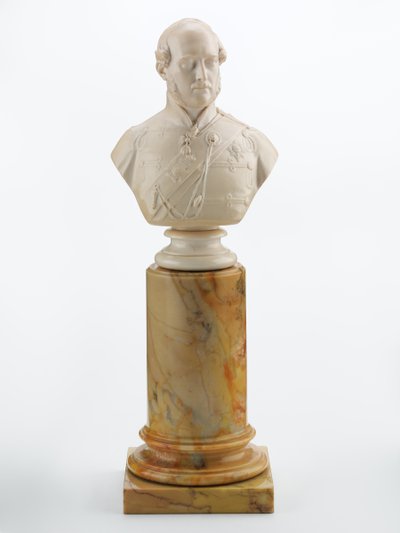 Prinssi Albertin rintakuva, n. 1856 (norsunluu ja marmori) tekijältä Matthew Noble