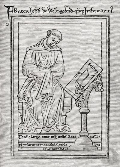 John of Wallingford, J. R. Greenin teoksesta A Short History of the English People, julkaistu 1893 tekijältä Matthew Paris