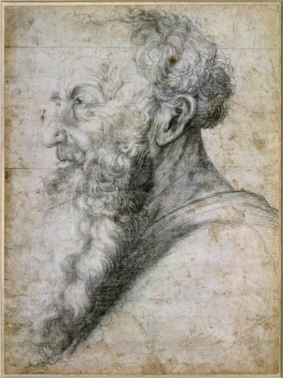 Humanisti ja kirjailija Guido Guersin muotokuva tekijältä Matthias Gruenewald