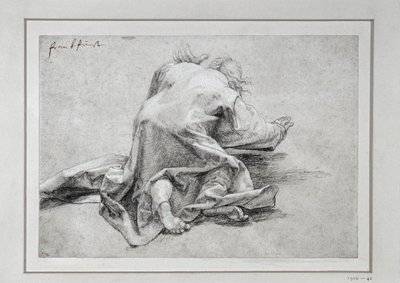 Pyhä Pietari, kirkastumisen apostoli, takakuva tekijältä Matthias Gruenewald