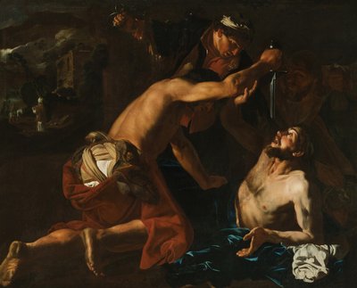 Vertaus laupias samarialainen, n. 1630-1631. tekijältä Matthias Stomer