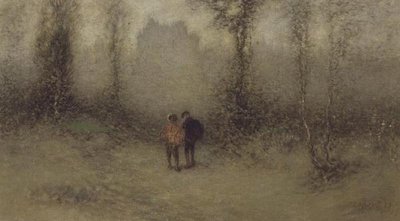 Lumottu linna, noin 1887 tekijältä Matthijs Maris