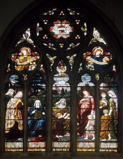 The Virtuous Woman, Holy Trinity, Leamington Spa, Cottier & Co, c.1890finn tekijältä Matthijs Maris