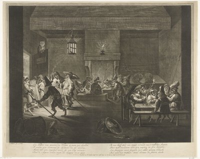 Vartiohuone apinoiden kanssa, n. 1720 tekijältä Matthijs Pool