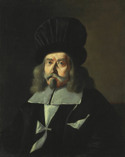 Maltan ritarien suurmestarin Martin de Redinin muotokuva n. 1660. tekijältä Mattia Preti