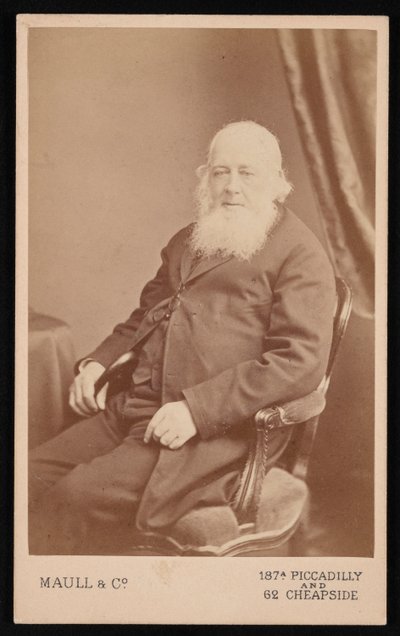 John Gouldin muotokuva 1804-1881, ennen vuotta 1875. tekijältä Maull and Co