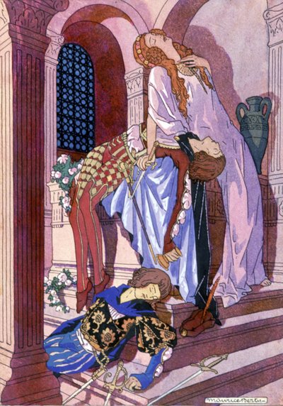 Romeon ja Julian kuolema, n. 1930 (kuva) tekijältä Maurice Berty