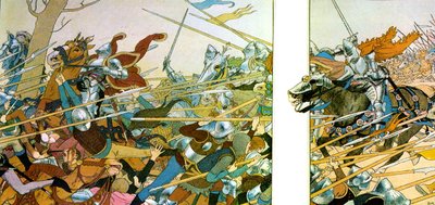 Kuvitus kirjaan The Life of Joan of Arc, 1896 tekijältä Maurice Boutet de Monvel