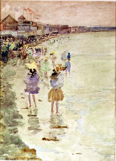 Crescent Beach tekijältä Maurice Brazil Prendergast