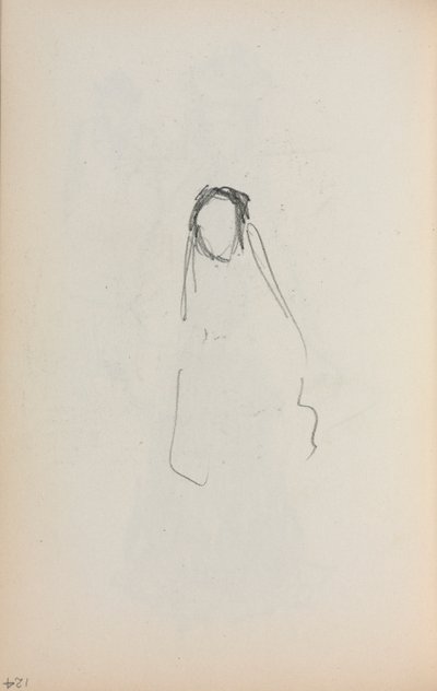 Italialainen luonnoskirja: Kuva sivu 124, 1898-1899. tekijältä Maurice Brazil Prendergast