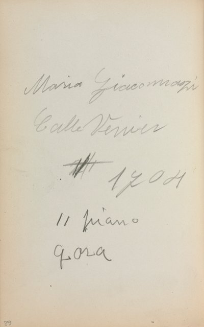 Italian luonnoskirja: Muistiinpanot sivu 62, 1898-1899. tekijältä Maurice Brazil Prendergast