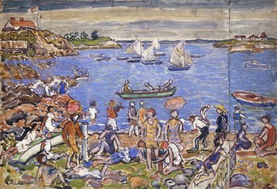 Lähellä Gloucesteria tekijältä Maurice Brazil Prendergast