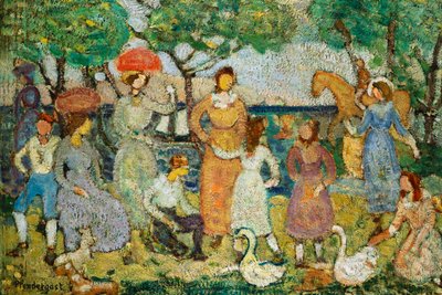 Promenade #2, tekijältä Maurice Brazil Prendergast