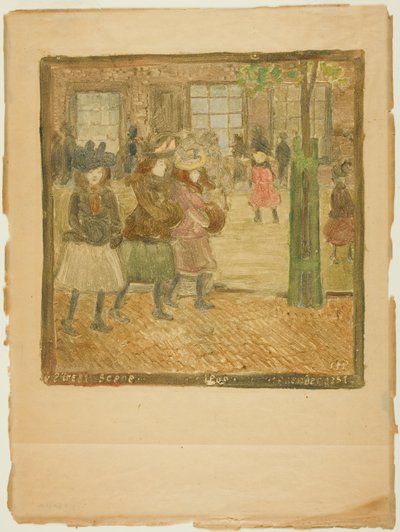 Katukuvaus tekijältä Maurice Brazil Prendergast