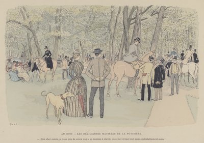 Kuvitus Paris Brillantille (väri litho) tekijältä Maurice Charles Mathieu Bonvoisin