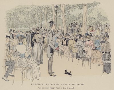 Kuvitus Paris Brillantille (väri litho) tekijältä Maurice Charles Mathieu Bonvoisin
