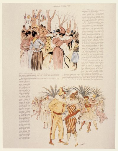 Nizzan karnevaalit, 1894 tekijältä Maurice Charles Mathieu Bonvoisin