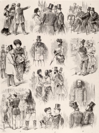 Salon de Paris avajaiset, 1880 tekijältä Maurice Charles Mathieu Bonvoisin