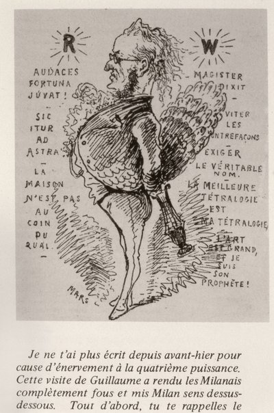 Richard Wagner, noin 1875 tekijältä Maurice Charles Mathieu Bonvoisin