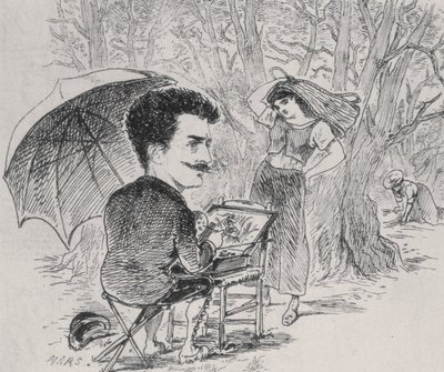 Rops maalaa oliivinpoimijoita,1877 tekijältä Maurice Charles Mathieu Bonvoisin