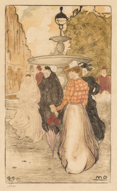 Place Saint Georges, 1899. tekijältä Maurice Delcourt