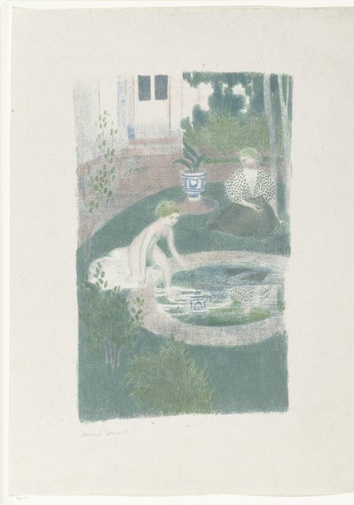 Heijastus suihkulähteessä tekijältä Maurice Denis