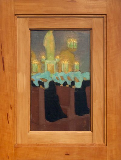 Aamumessu (nunnat rukouksessa) tekijältä Maurice Denis