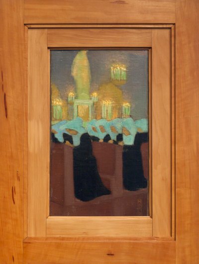 Aamumessu (nunnat rukouksessa) tekijältä Maurice Denis