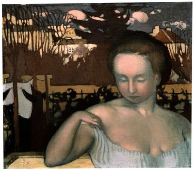Taiteilijoiden vaimon muotokuva, 1893. tekijältä Maurice Denis