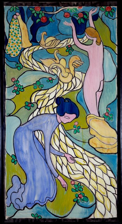 Maurice Denisin (1870-1943) Naiset purolla 1894 (huile sur toile) tekijältä Maurice Denis