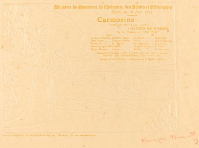 Carmoisine tekijältä Maurice Dumont