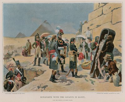 Bonaparte ja oppineet Egyptissä tekijältä Maurice Henri Orange