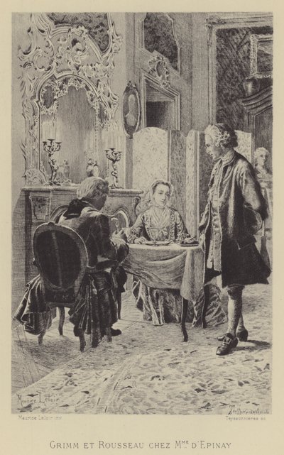 Grimm ja Rousseau Madame d