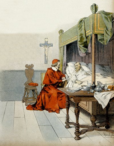 Ranskan historia: kardinaali Richelieu (Armand Jean du Plessis tekijältä Maurice Leloir