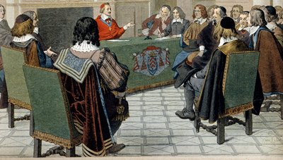 Ranskan historia: kardinaali Richelieu (Armand Jean du Plessis tekijältä Maurice Leloir
