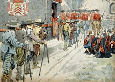 Ranskan historia: Vuonna 1642 kardinaali Richelieu tekijältä Maurice Leloir