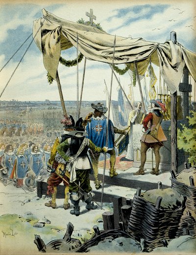 Ranskan historia: La Rochellen kotipaikka vuosina 1627-1628. Kardinaali Richelieu tekijältä Maurice Leloir