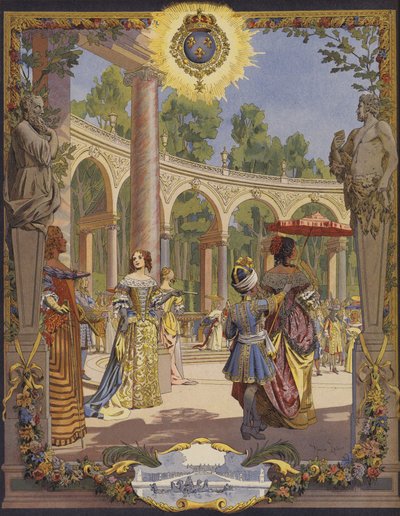Kuningas Ludvig XIV vierailee Versailles