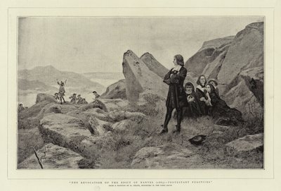 Nantesin ediktin kumoaminen (1685), Protestanttiset pakolaiset tekijältä Maurice Leloir