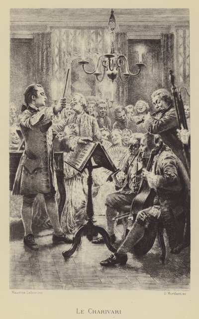 Charivari (kaiverrus) tekijältä Maurice Leloir