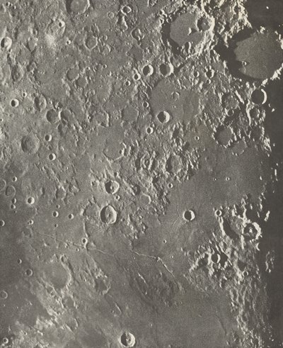 Valokuva Lunaire Albategnius - Triesnecker - Manilius, 1903 tekijältä Maurice Loewy