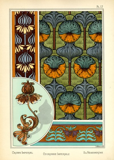 The Crown Imperial (väri litho) tekijältä Maurice Pillard Verneuil