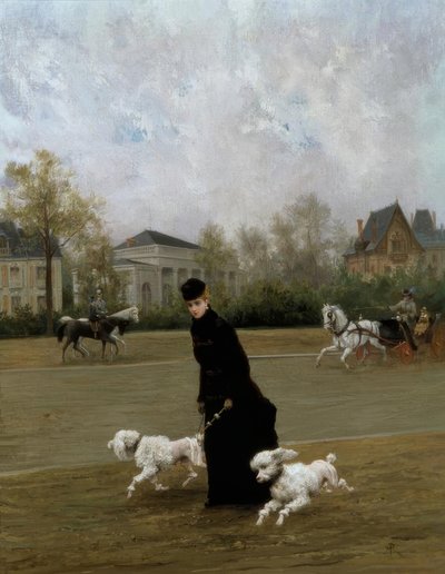 M.Poirson, Elegante au Bois de Boulogne, Pariisi / Gem., 1877. tekijältä Maurice Poirson