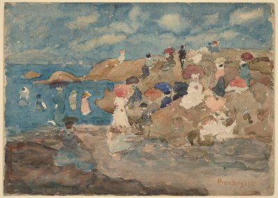 Revere Beach tekijältä Maurice Prendergast