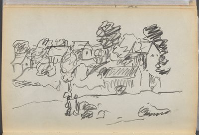 Luonnoskirja - Granite Shore Hotel, Rockport, sivu 168: Talot tekijältä Maurice Prendergast