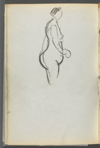 Luonnoslehti, The Dells, N° 127, sivu 092: Alaston profiilissa. tekijältä Maurice Prendergast